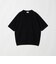 KNITEE クリンプコットン Vネック ニット Tシャツ ウォッシャブル