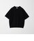 KNITEE クリンプコットン クルーネック ニット Tシャツ ウォッシャブル