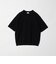 KNITEE クリンプコットン クルーネック ニット Tシャツ ウォッシャブル