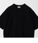 KNITEE クリンプコットン クルーネック ニット Tシャツ ウォッシャブル
