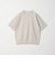 KNITEE クリンプコットン クルーネック ニット Tシャツ ウォッシャブル