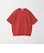 KNITEE クリンプコットン クルーネック ニット Tシャツ ウォッシャブル