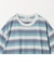 オンブレ ボーダー クルーネック Tシャツ