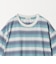 オンブレ ボーダー クルーネック Tシャツ