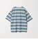 オンブレ ボーダー クルーネック Tシャツ