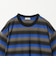 オンブレ ボーダー クルーネック Tシャツ