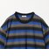 オンブレ ボーダー クルーネック Tシャツ
