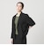 【WEB限定 Wardrobe DAILY MINIMAL】メランジ ハーフスリーブジャケット ウォッシャブル