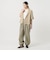【WEB限定 Wardrobe DAILY MINIMAL】メランジ ハーフスリーブジャケット ウォッシャブル