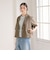 【WEB限定 Wardrobe DAILY MINIMAL】メランジ ハーフスリーブジャケット ウォッシャブル
