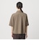 【WEB限定 Wardrobe DAILY MINIMAL】メランジ ハーフスリーブジャケット ウォッシャブル