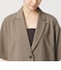 【WEB限定 Wardrobe DAILY MINIMAL】メランジ ハーフスリーブジャケット ウォッシャブル