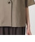 【WEB限定 Wardrobe DAILY MINIMAL】メランジ ハーフスリーブジャケット ウォッシャブル