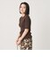 リブライン ショートスリーブ ニットプルオーバー ウォッシャブル