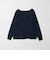 ＜ONIT＞バックオープン ロングスリーブ Tシャツ