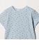 フラワー ワッフル ショートスリーブTシャツ
