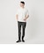 【WEB限定 WARDROBE SMART】クール ハイゲージ モクロディ ヘンリーネック カットソー【抗菌防臭・接触冷感】