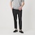 【WEB限定 WARDROBE SMART】フラックスライク テーパード アンクルパンツ【吸水速乾・UVカット】
