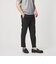 【WEB限定 WARDROBE SMART】フラックスライク テーパード アンクルパンツ【吸水速乾・UVカット】