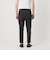 【WEB限定 WARDROBE SMART】フラックスライク テーパード アンクルパンツ【吸水速乾・UVカット】