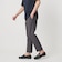 【WEB限定 WARDROBE SMART】フラックスライク テーパード アンクルパンツ【吸水速乾・UVカット】