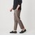 【WEB限定 WARDROBE SMART】フラックスライク テーパード アンクルパンツ【吸水速乾・UVカット】