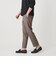 【WEB限定 WARDROBE SMART】フラックスライク テーパード アンクルパンツ【吸水速乾・UVカット】