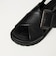 ビッグバックル クロスストラップ サンダル