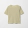 シャーリング コンパクト ボーダー Tシャツ