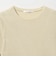 シャーリング コンパクト ボーダー Tシャツ