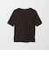 シャーリング コンパクト ボーダー Tシャツ