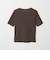 シャーリング コンパクト ボーダー Tシャツ