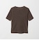 シャーリング コンパクト ボーダー Tシャツ