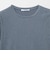 シャーリング コンパクト ボーダー Tシャツ