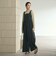 【WEB限定 Wardrobe DAILY MINIMAL】ギャザーノースリーブ オールインワン 接触冷感 UVカット はっ水
