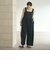 【WEB限定 Wardrobe DAILY MINIMAL】ギャザーノースリーブ オールインワン 接触冷感 UVカット はっ水