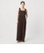 【WEB限定 Wardrobe DAILY MINIMAL】ギャザーノースリーブ オールインワン 接触冷感 UVカット はっ水