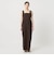 【WEB限定 Wardrobe DAILY MINIMAL】ギャザーノースリーブ オールインワン 接触冷感 UVカット はっ水