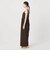 【WEB限定 Wardrobe DAILY MINIMAL】ギャザーノースリーブ オールインワン 接触冷感 UVカット はっ水