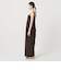 【WEB限定 Wardrobe DAILY MINIMAL】ギャザーノースリーブ オールインワン 接触冷感 UVカット はっ水