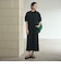 【WEB限定 Wardrobe DAILY MINIMAL】パフスリーブ カットワンピース UVカット 接触冷感