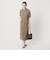 【WEB限定 Wardrobe DAILY MINIMAL】パフスリーブ カットワンピース UVカット 接触冷感