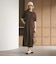 【WEB限定 Wardrobe DAILY MINIMAL】パフスリーブ カットワンピース UVカット 接触冷感