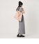 【WEB限定】リブショートスリーブ カットソーワンピース
