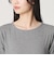 【WEB限定】リブショートスリーブ カットソーワンピース