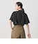 【WEB限定】ドット フリルスリーブブラウス ウォッシャブル