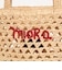 【別注】＜MIORA＞ラフィア ロゴ トートバッグ