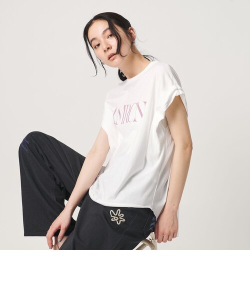 Americana＞ロールアップ プリントTシャツ｜ビューティー＆ユース