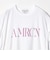 ＜Americana＞ロールアップ プリントTシャツ
