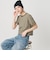 コットン パイルボーダー ショートスリーブ Tシャツ